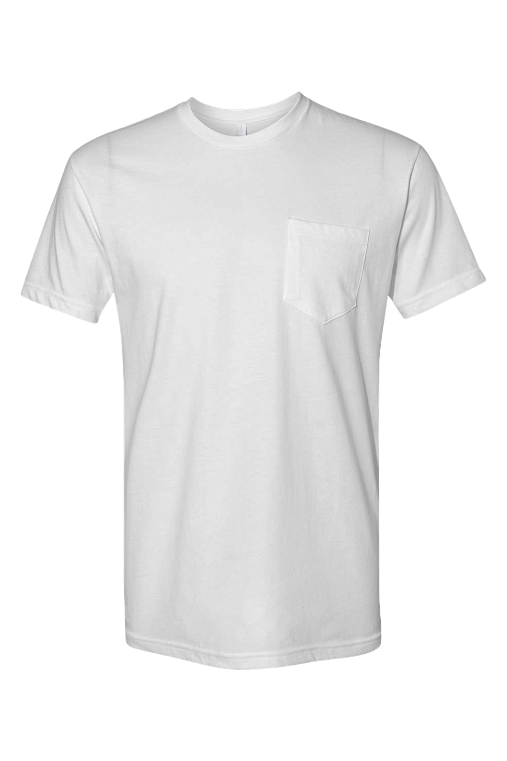 Next Level Unisex Pocket Crew in White