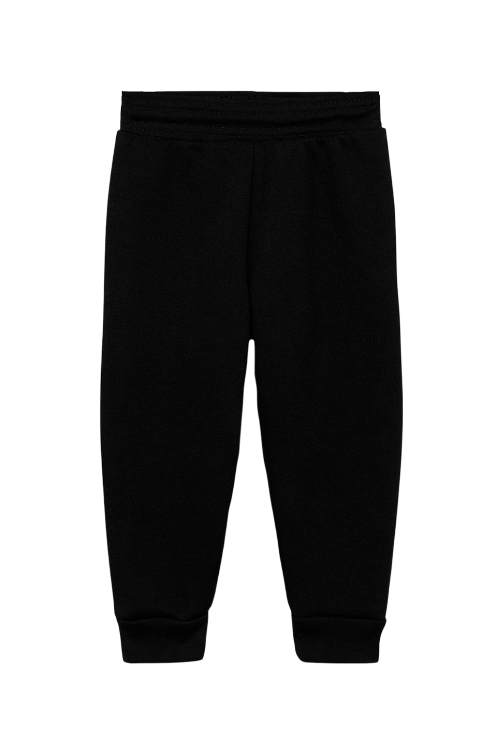 Bella + Canvas Toddler Sponge Fleece Jogger Sweatpants in Black