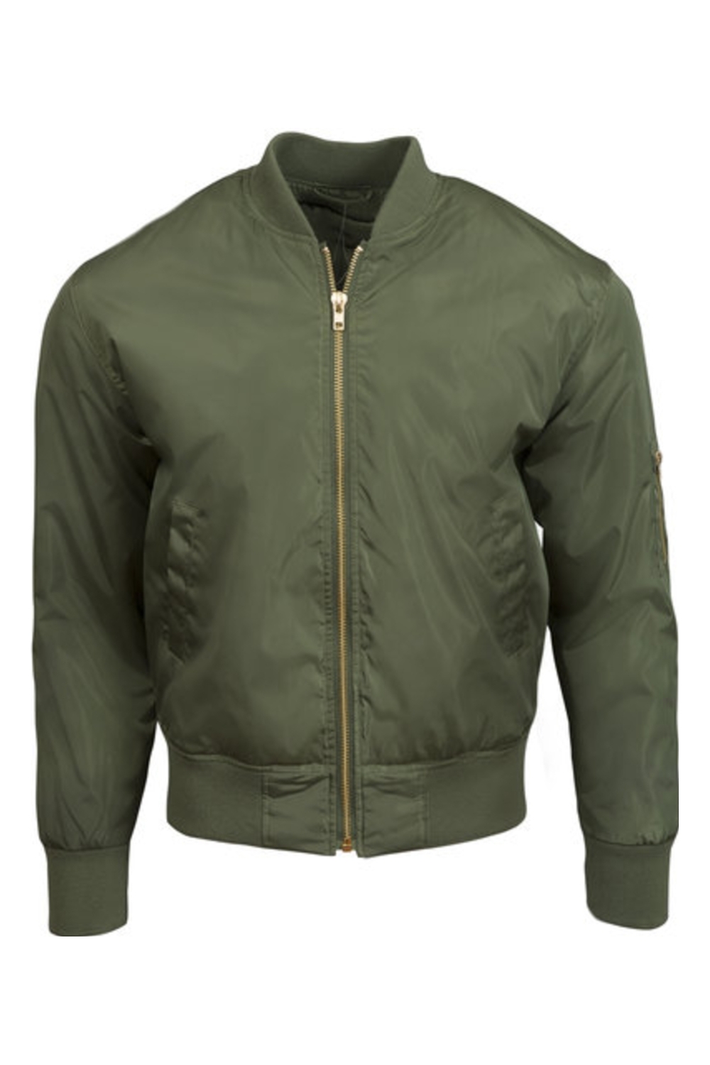 Threadfast Apparel Bomber Jacket in Army