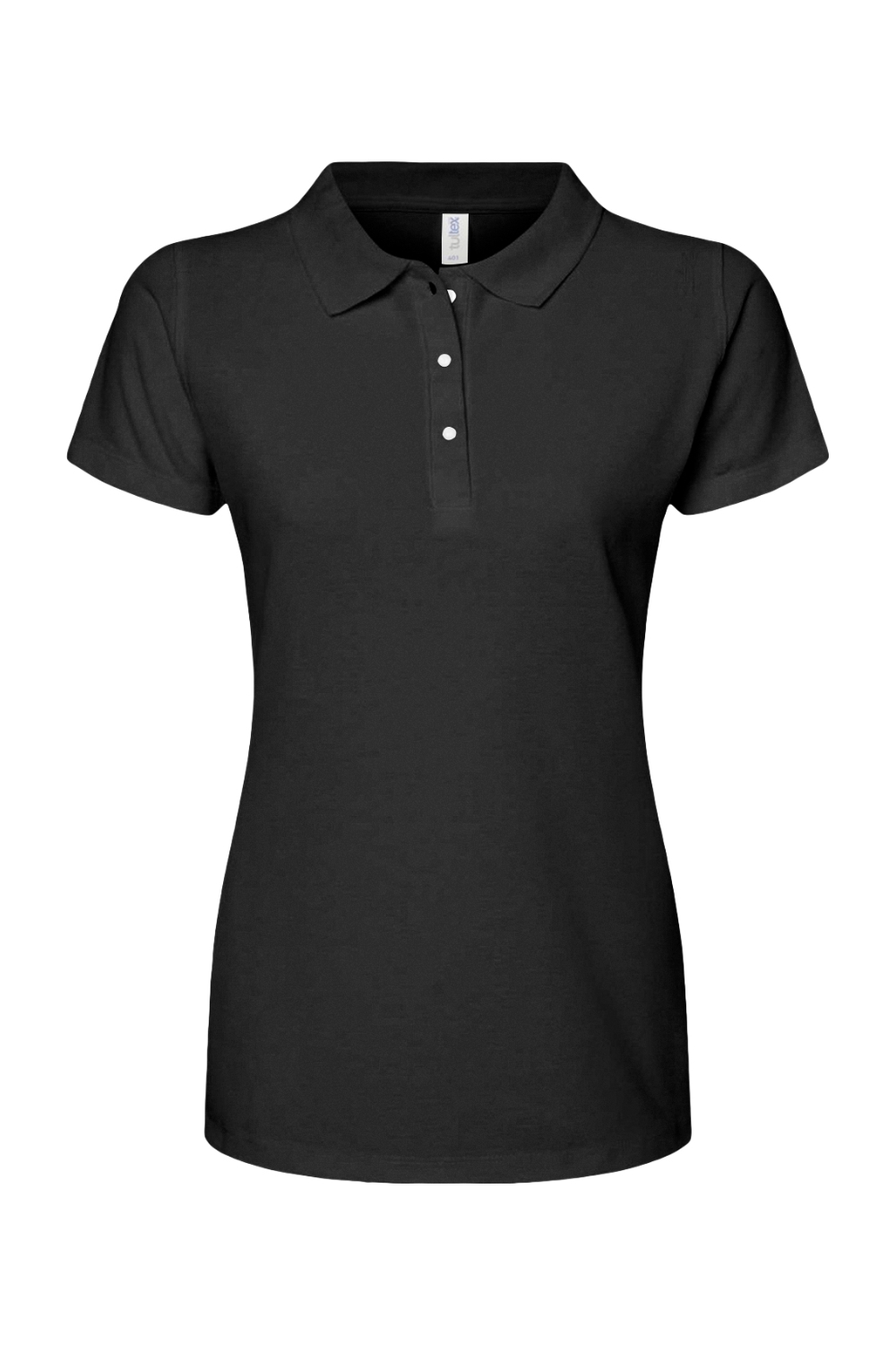 Tultex Women's 50/50 Sport Polo in Black
