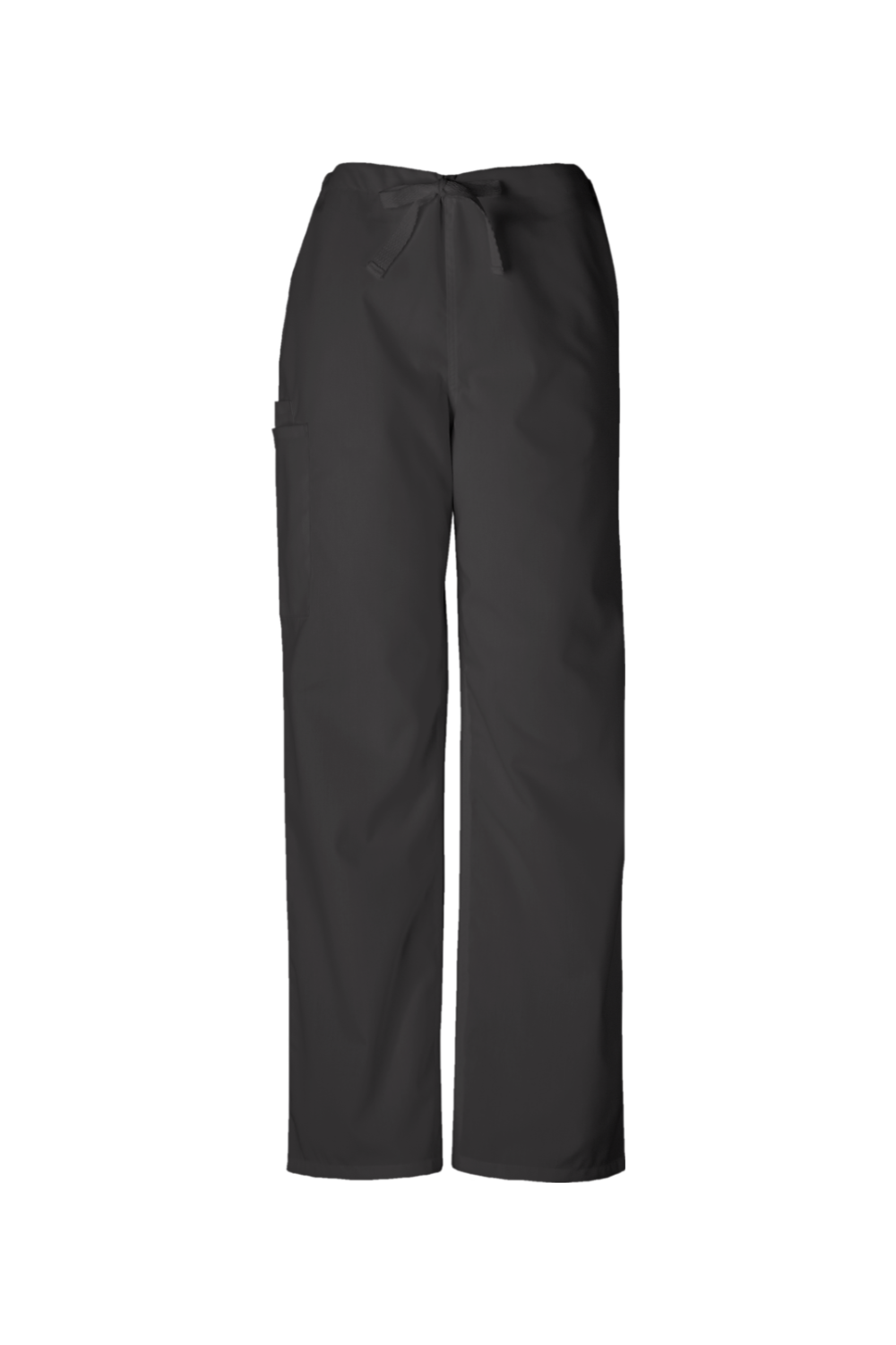 Cherokee Unisex 2-Pocket Drawstring Cargo Pant in Black