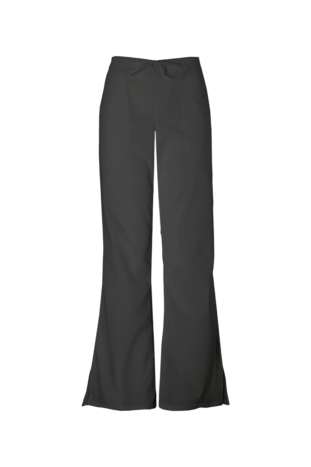 Cherokee Women's Natural Rise Flare Leg Drawstring Pant in Black