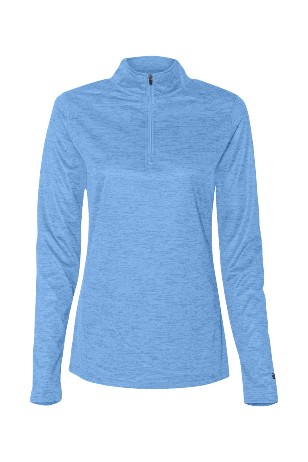 Badger Women’s Tonal Blend Quarter-Zip Pullover (417300) in Columbia Blue Tonal Blend