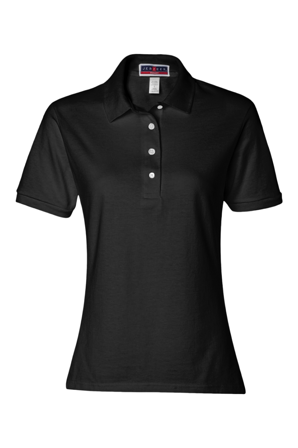 Jerzees Women's Spotshield 50/50 Polo in Black