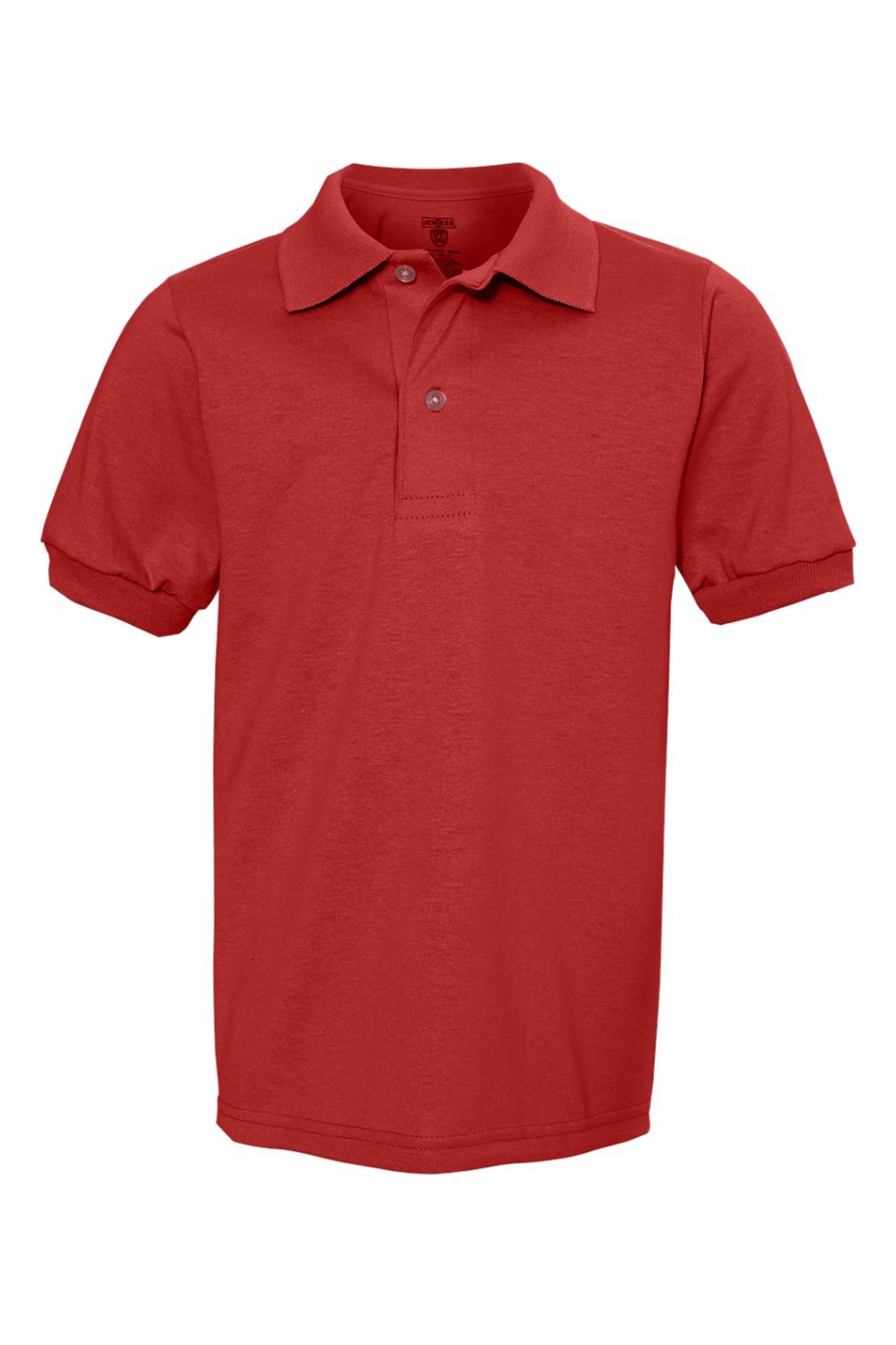 JERZEES Youth 50/50 Polo in True Red