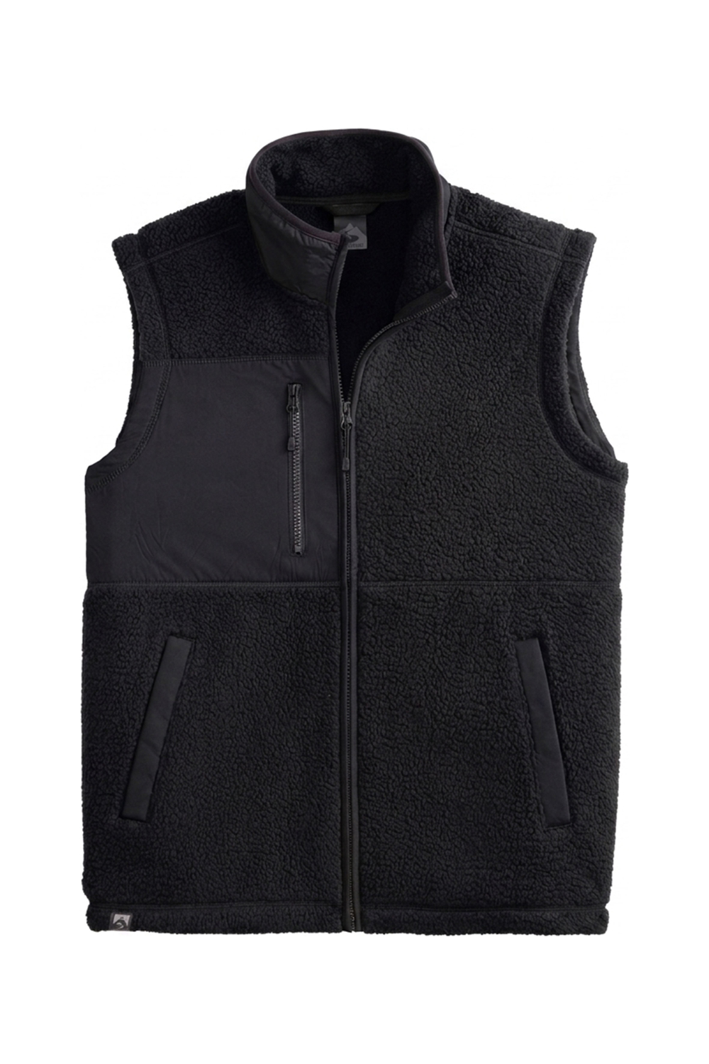 Storm Creek Men's Warm Up Colorblock Sherpa Fleece Vest