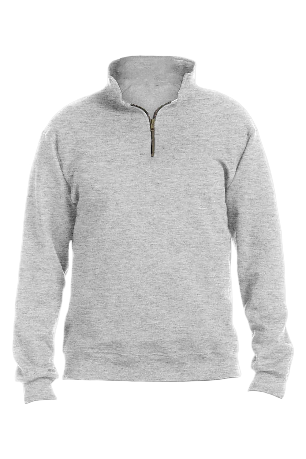 Jerzees Adult Super Sweats NuBlend Fleece Quarter-Zip Pullover in Ash