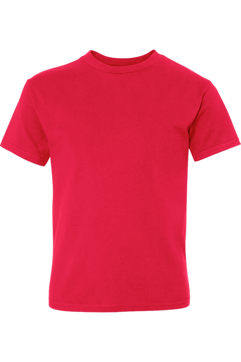 Hanes Perfect-T Youth T-Shirt in Athletic Red