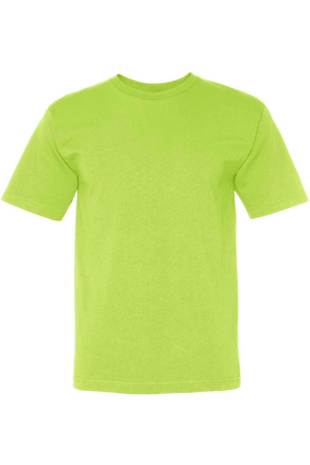 Bayside USA-Made 100% Cotton T-Shirt in Lime Green