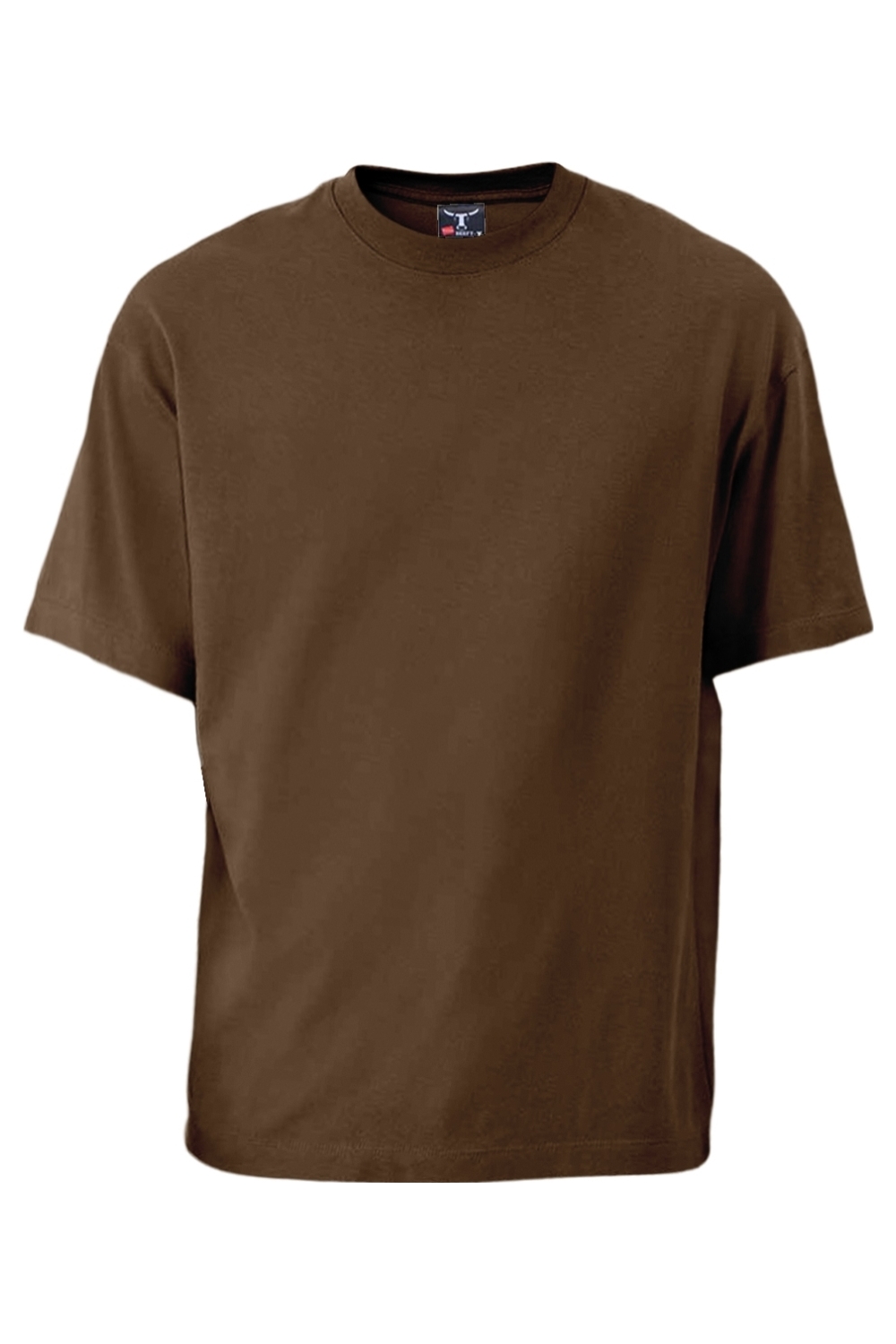 Hanes Beefy-T Retro Street T-Shirt in Army Brown