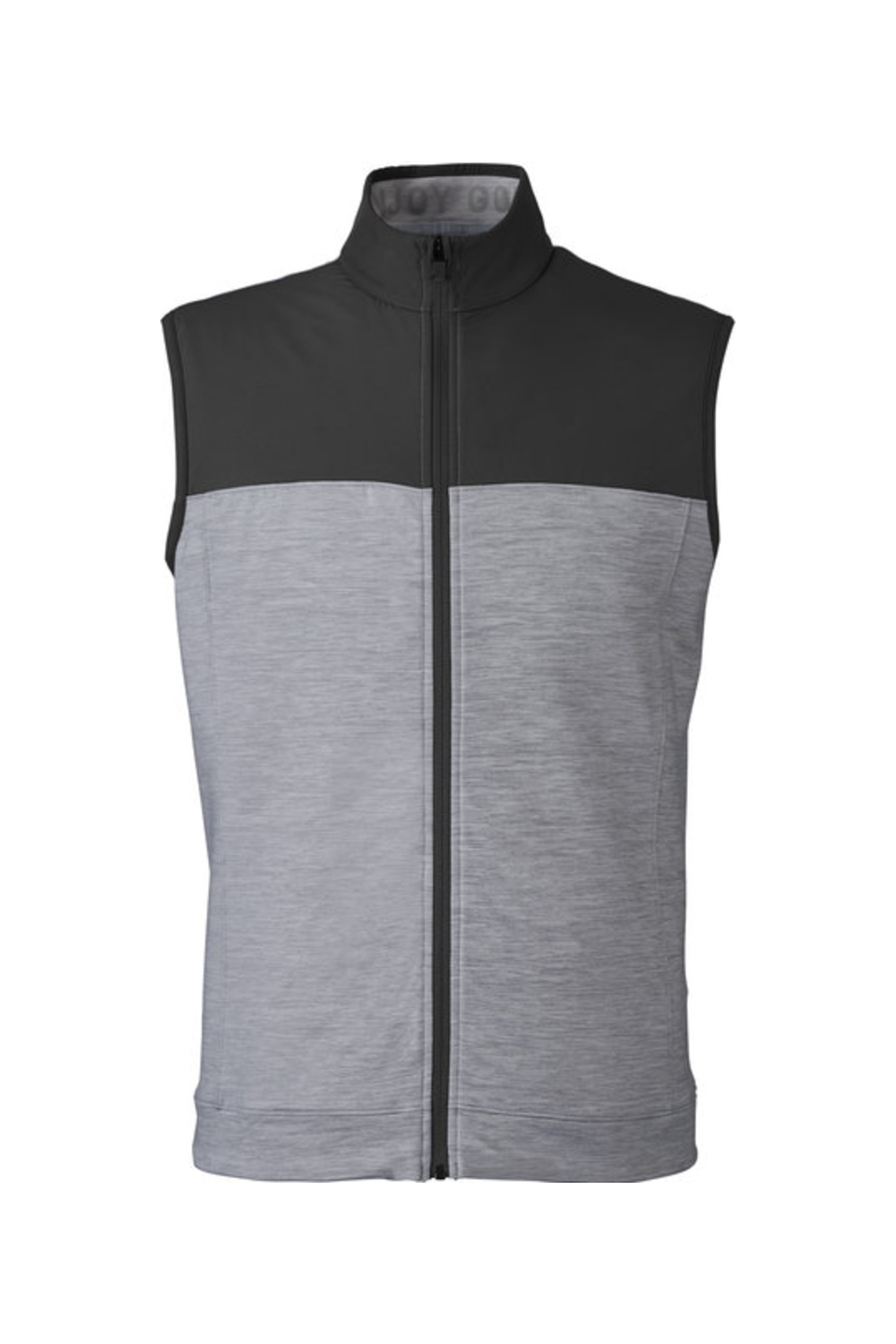 Puma Golf Men's Cloudspun Colorblock Vest in Pma Black / Qt Sh H