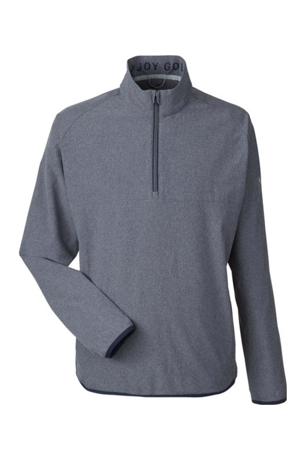 Puma Golf Men's Coastal Woven Quarter-Zip in Navy Blazer Heather