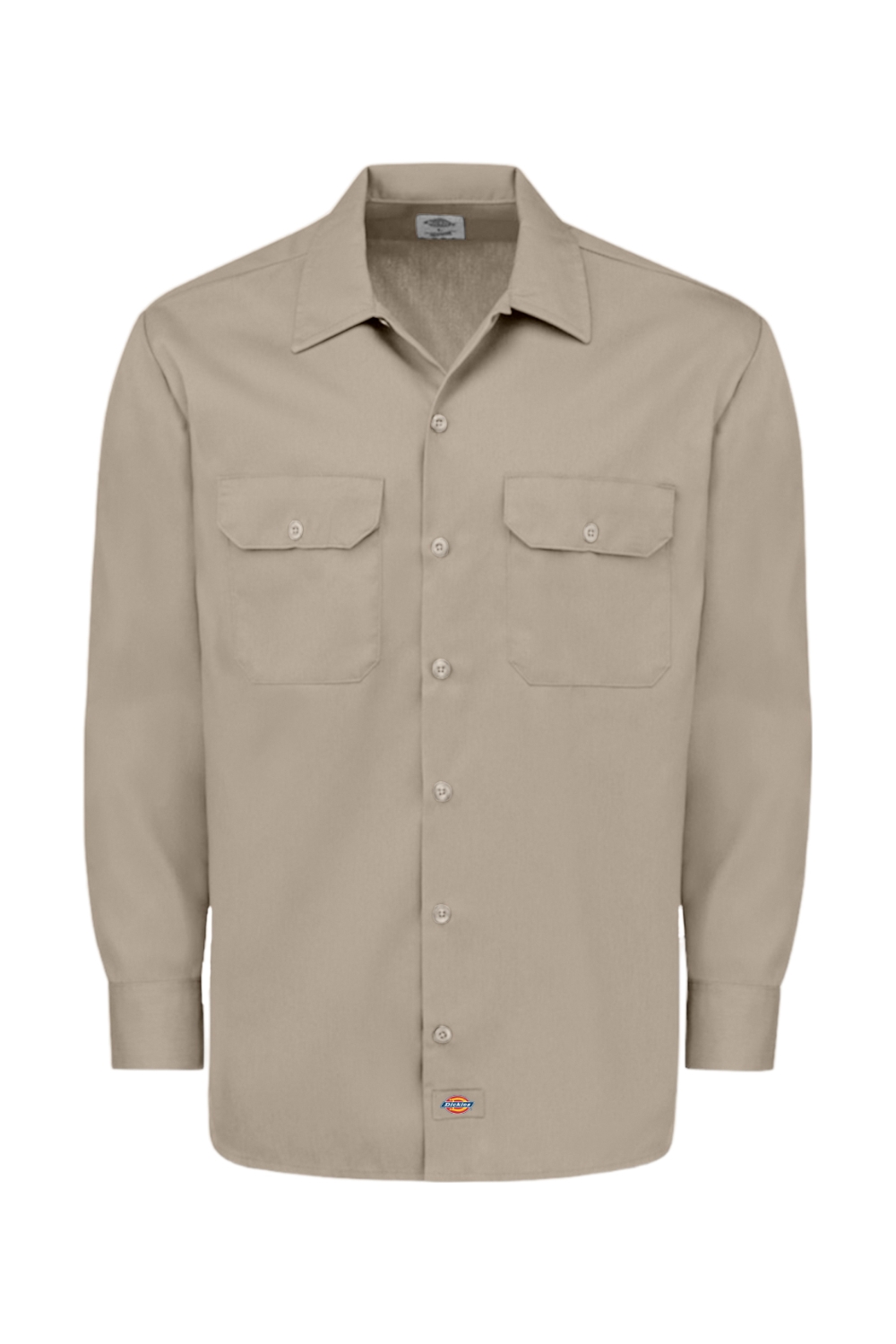 Dickies Unisex Long-Sleeve Work Shirt (5574) in Khaki