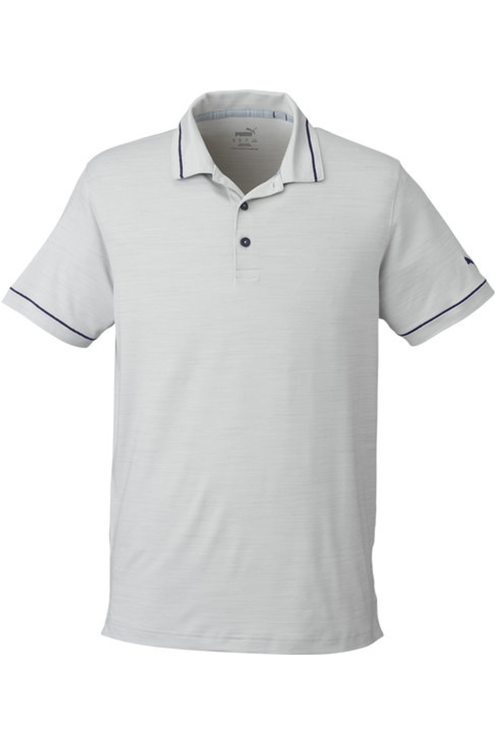 Puma Golf Men's Cloudspun Monarch Polo in Hgh Rs Ht Nv Blz