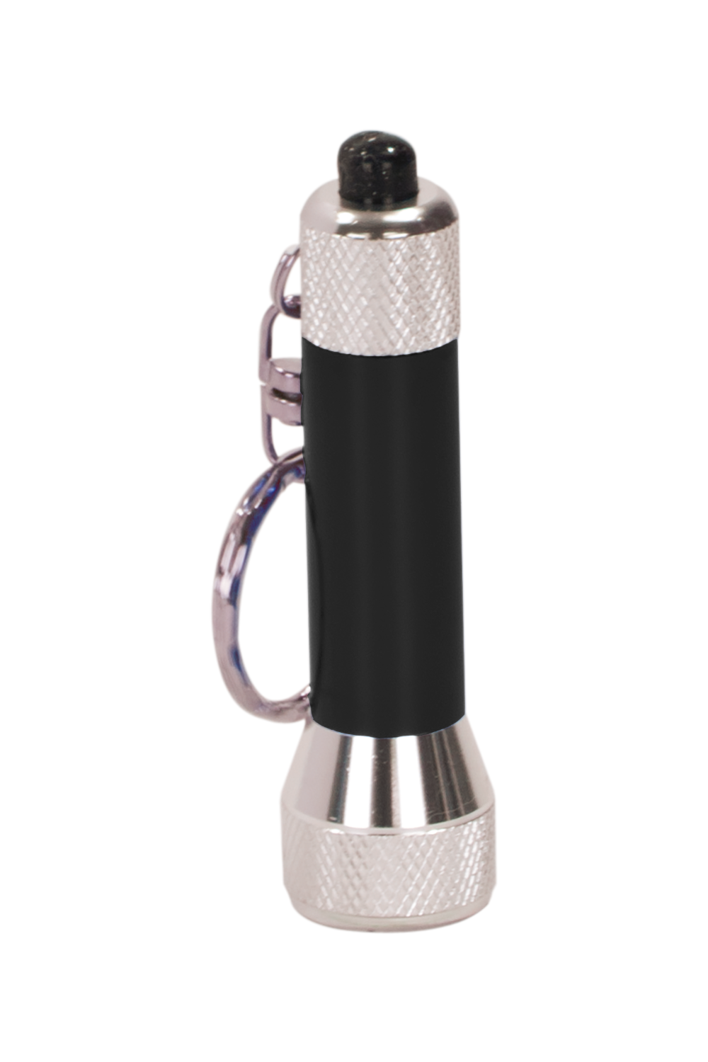 5-LED Laserable Flashlight with Keychain in Black