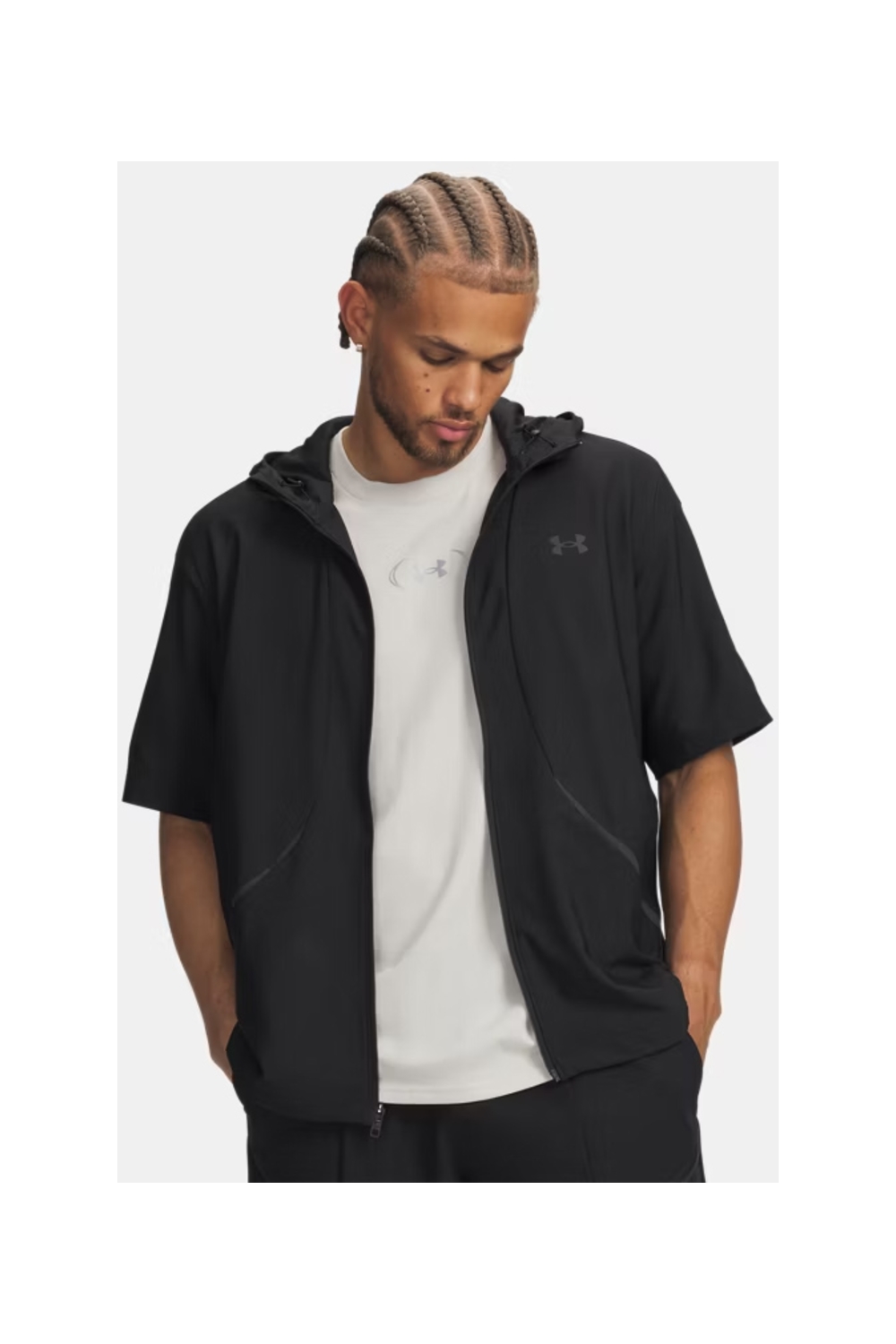 Under Armour Men's Unstoppable Woven Short Sleeve Jacket