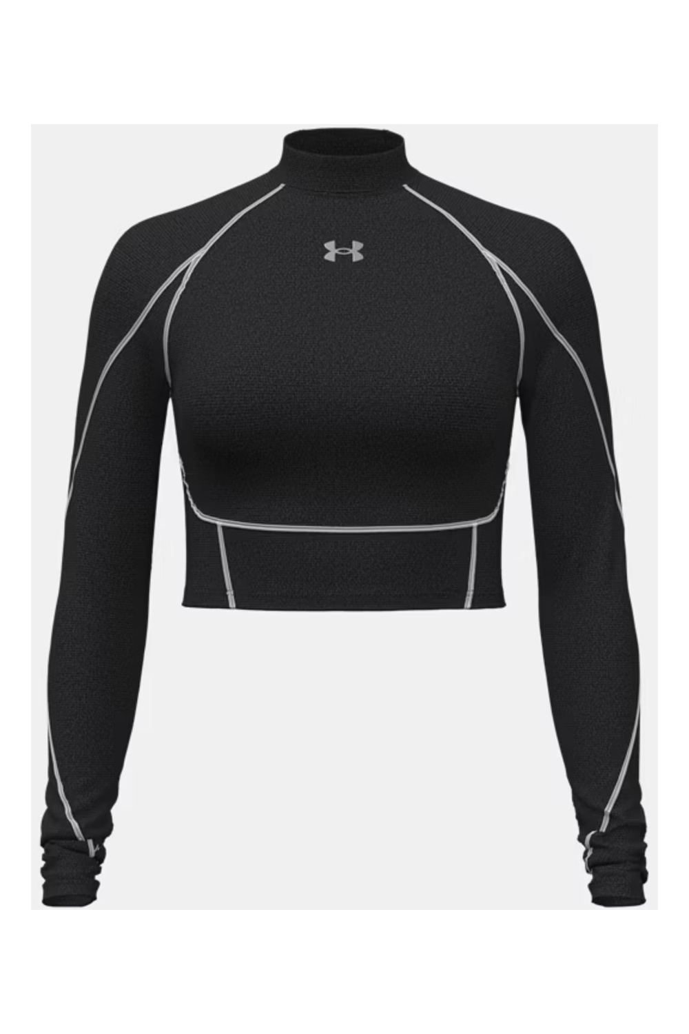 Under Armour Women's Heatgear Elite Crop Mock Long Sleeve