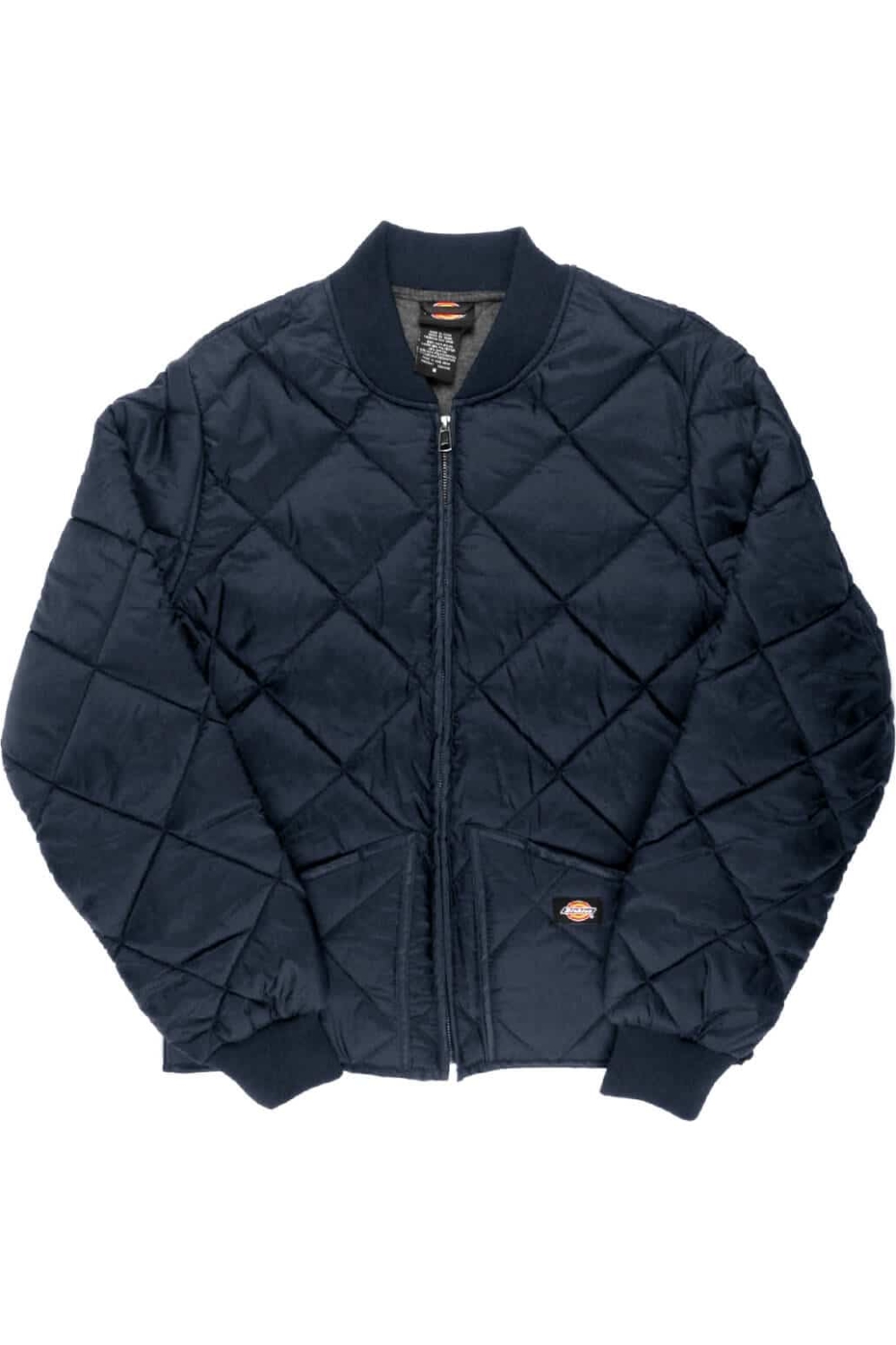 Dickies Men's  Diamond Quilted Nylon Jacket in Dark Navy