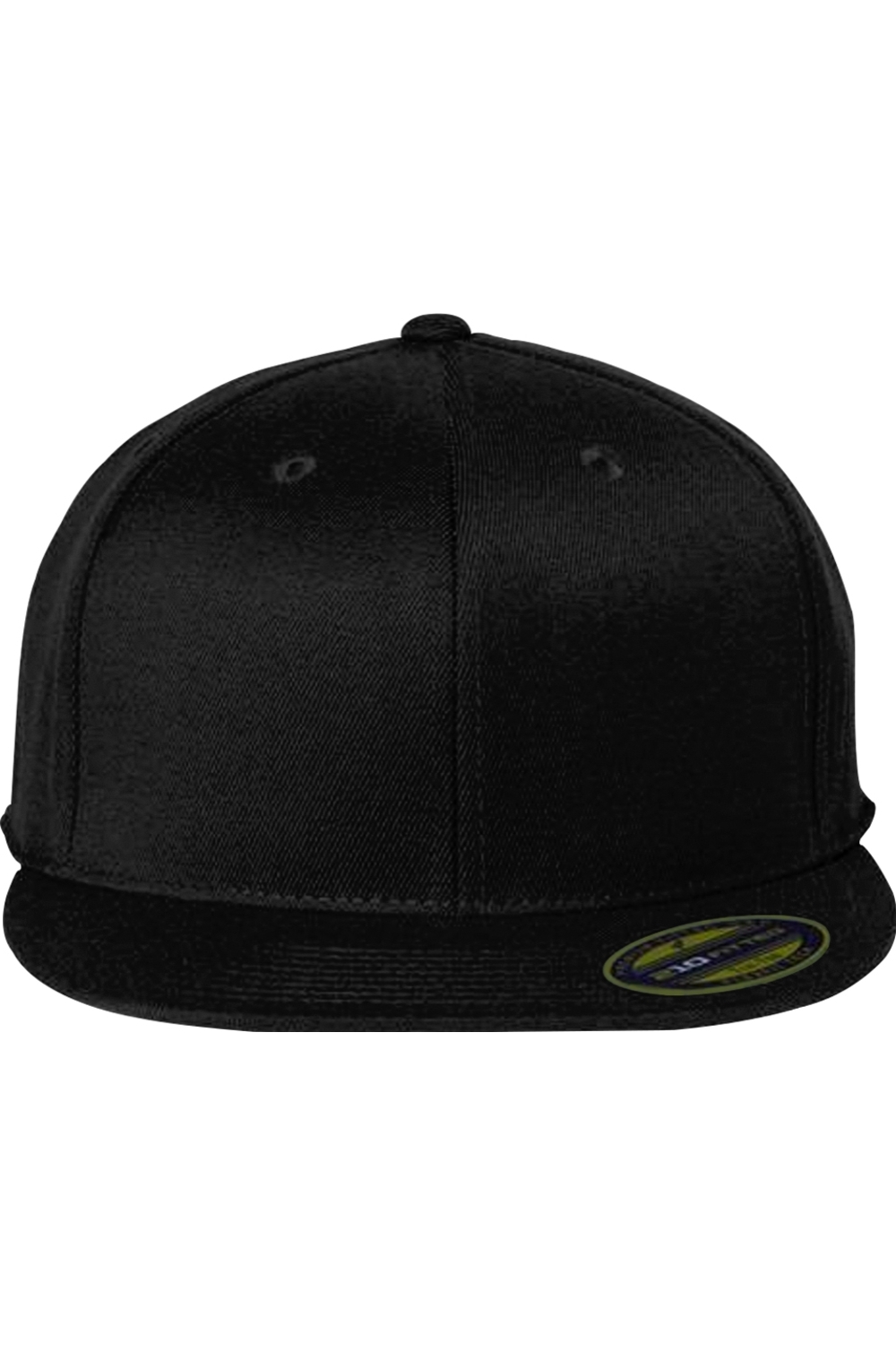 Flexfit 210 Flat Bill Cap in Black