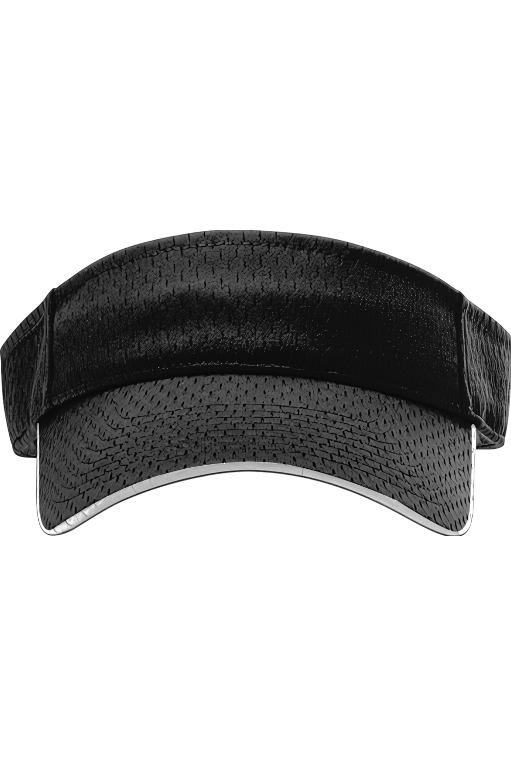 Augusta Sportswear Adult Athletic Mesh Two-Color Visor in Black / White