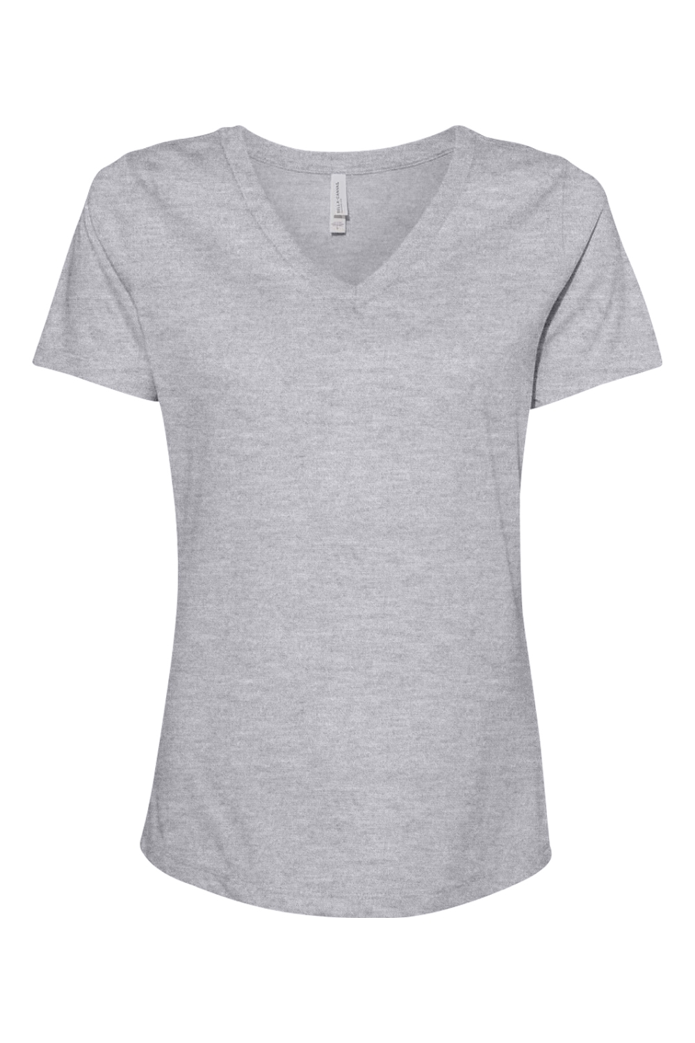 Bella + Canvas Women's Relaxed Heather CVC V-Neck Tee