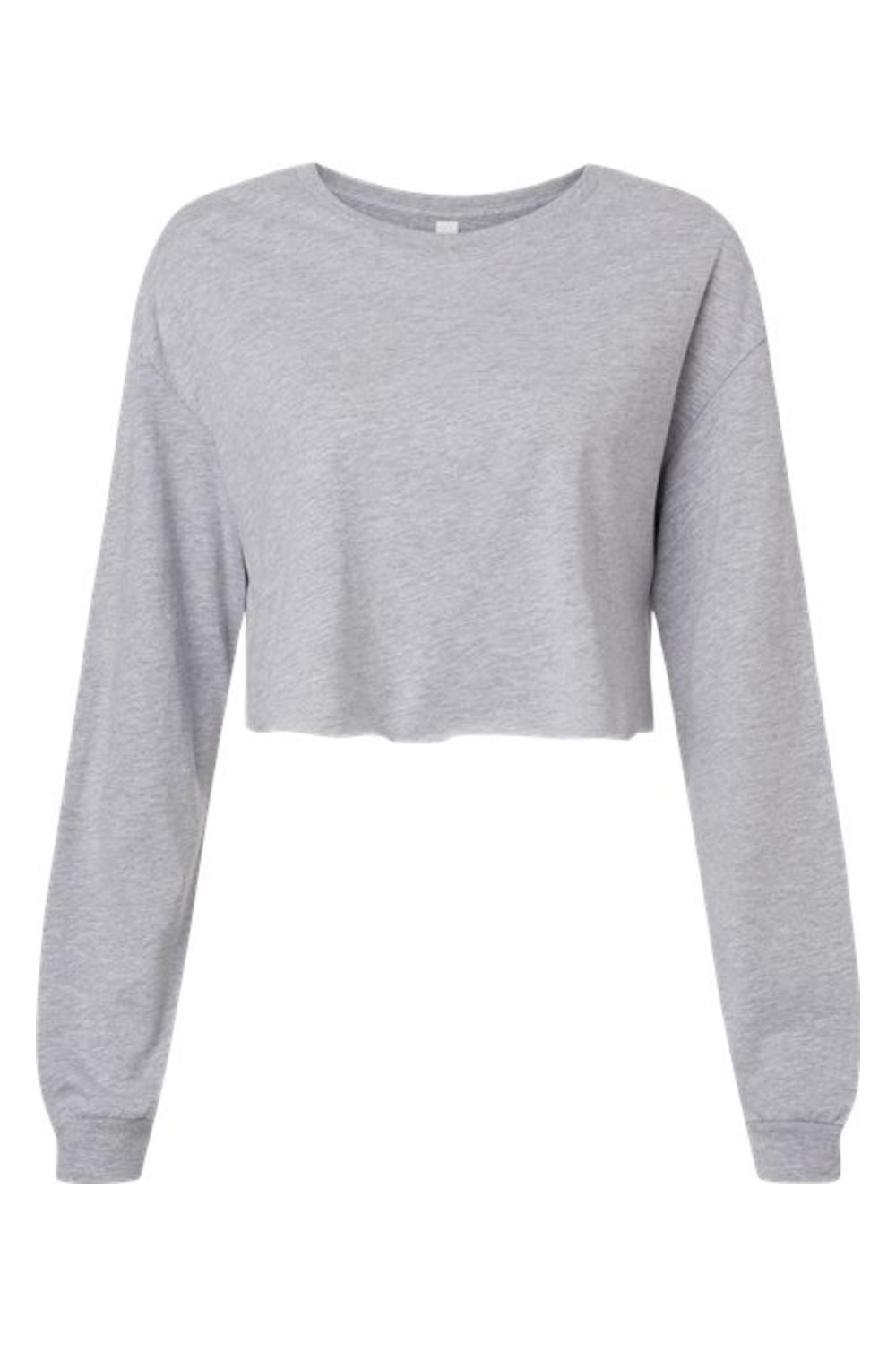 Bella + Canvas FWD fashion crop long-sleeve tee