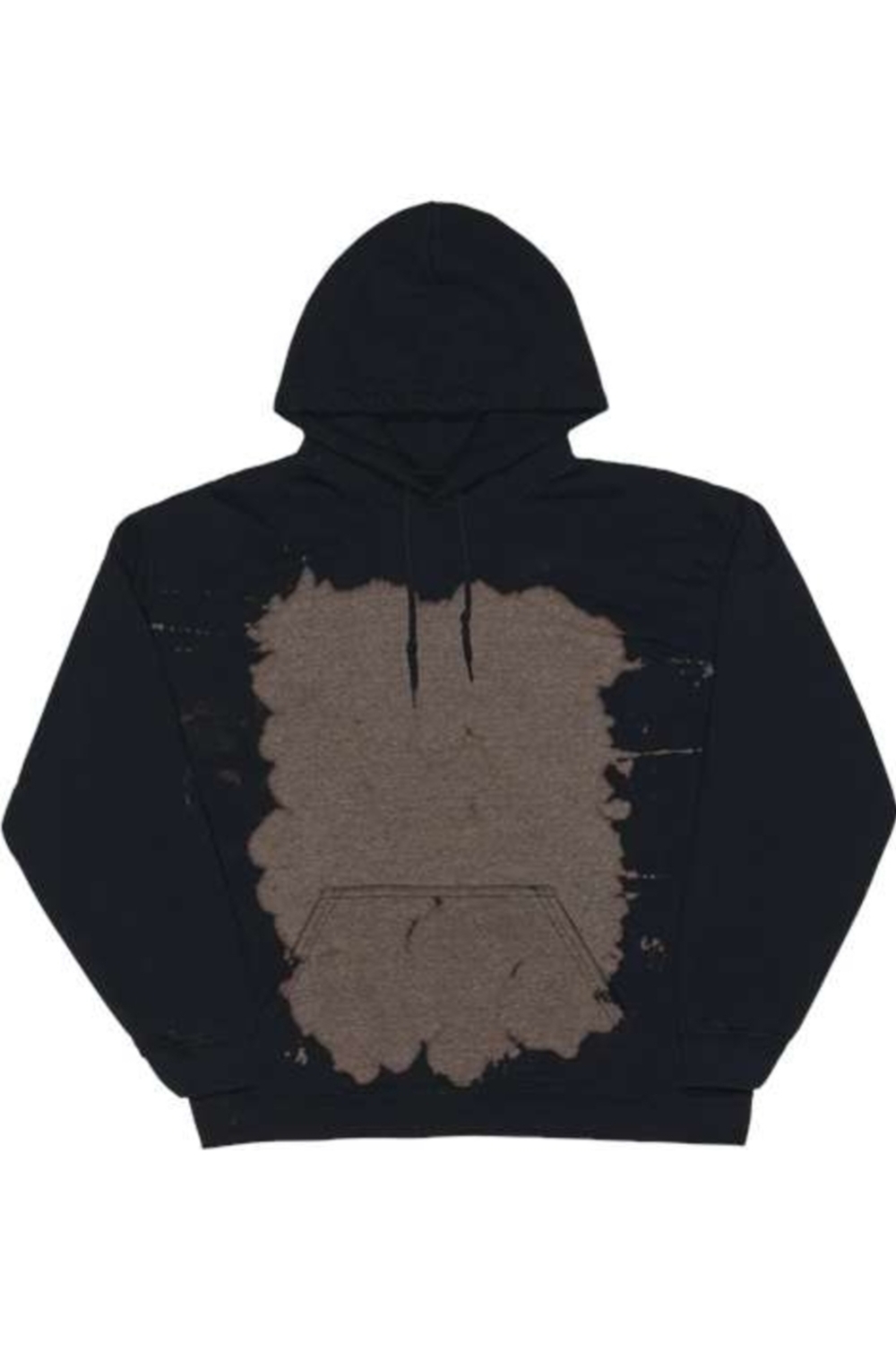 Dyenomite Essential Fleece Bleach Wash Hooded Sweatshirt
