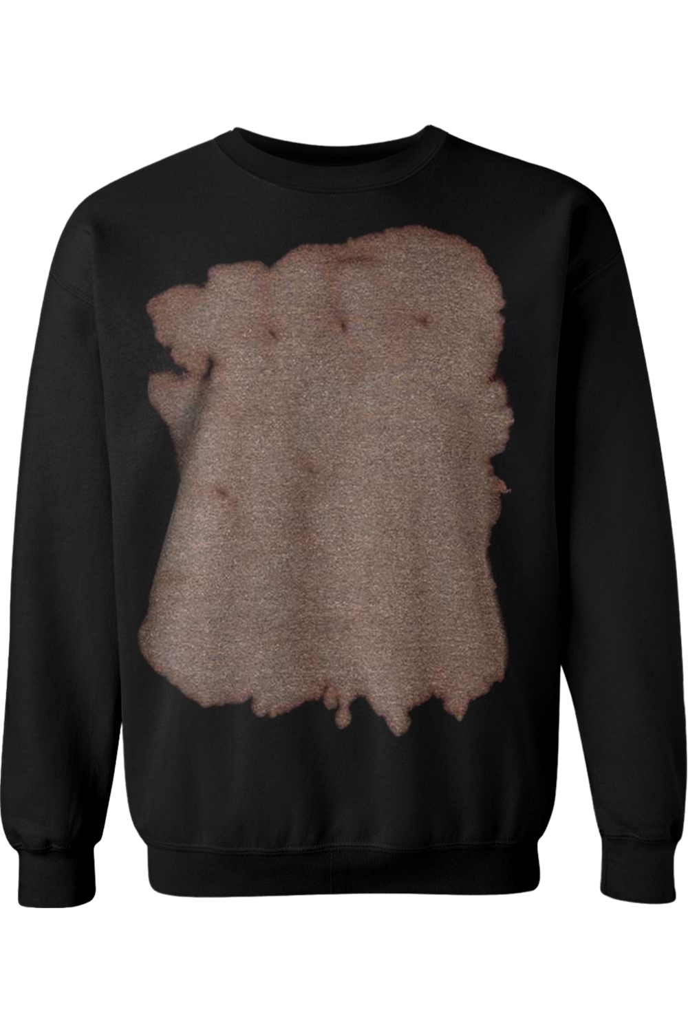 Dyenomite Essential Fleece Bleach Wash Crewneck Sweatshirt in Giza