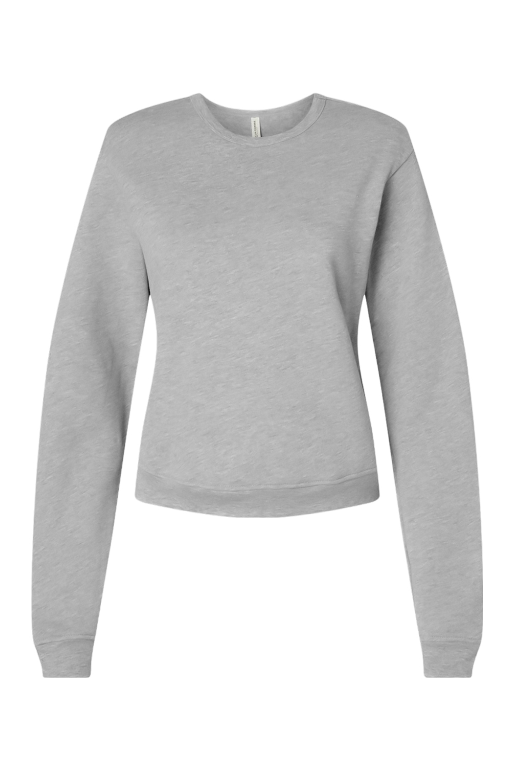 BELLA + CANVAS Women's Sponge Fleece Classic Crewneck Sweatshirt in Athletic Heather