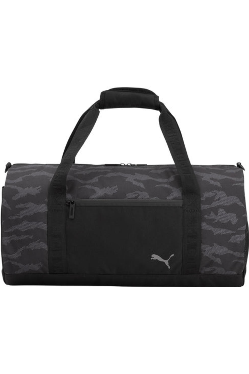 Puma Golf Camo Barrel Duffel in Puma Black