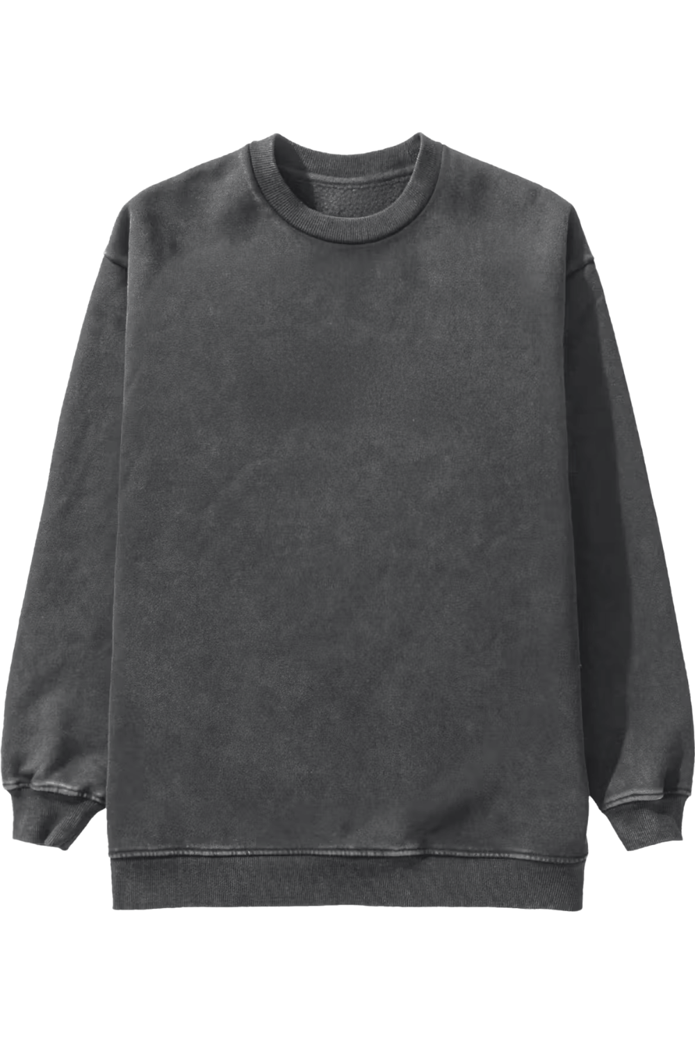 Smart Blanks Adult Premium 12oz Crew Sweatshirt in Ash Black