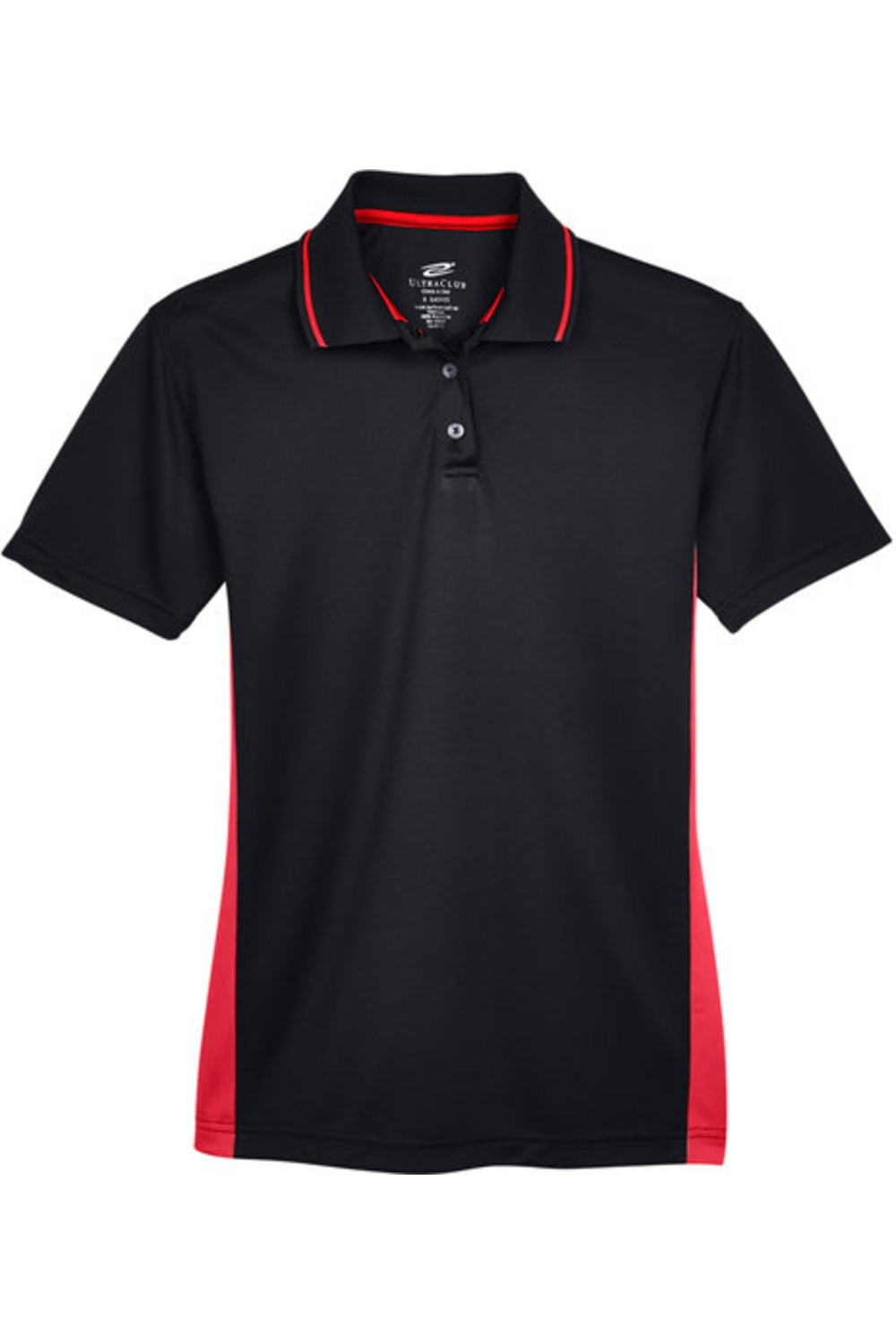 UltraClub Ladies' Cool & Dry Sport Two-Tone Polo