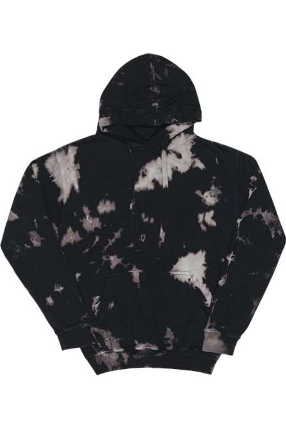 Dyenomite Premium Fleece Bleach Wash Hooded Sweatshirt