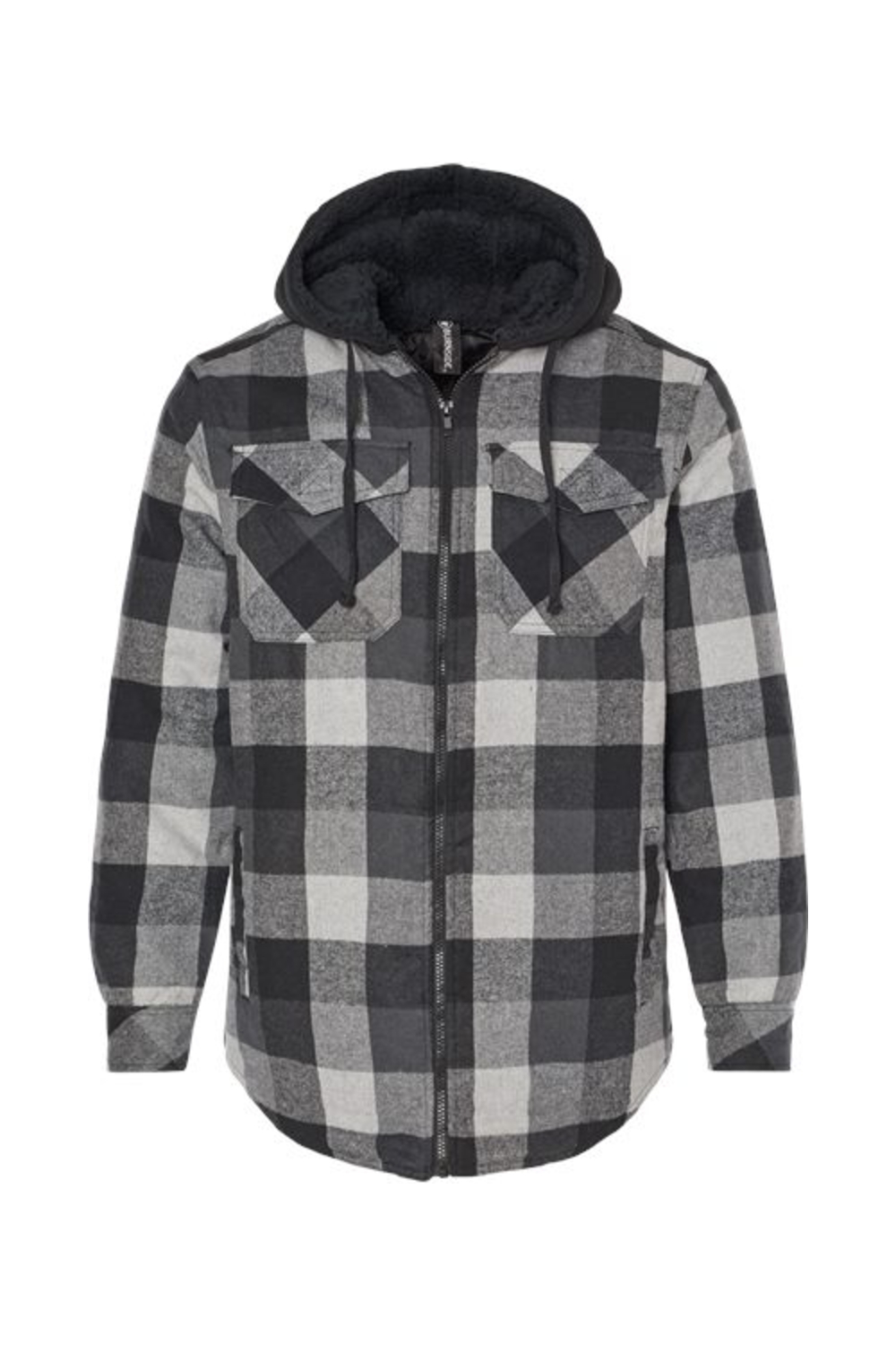 Burnside Quilted Flannel Hooded Jacket