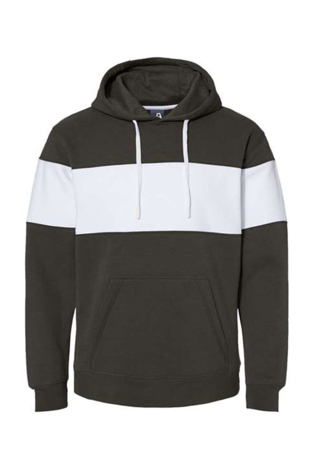 J. America Varsity Fleece Colorblocked Hooded Sweatshirt