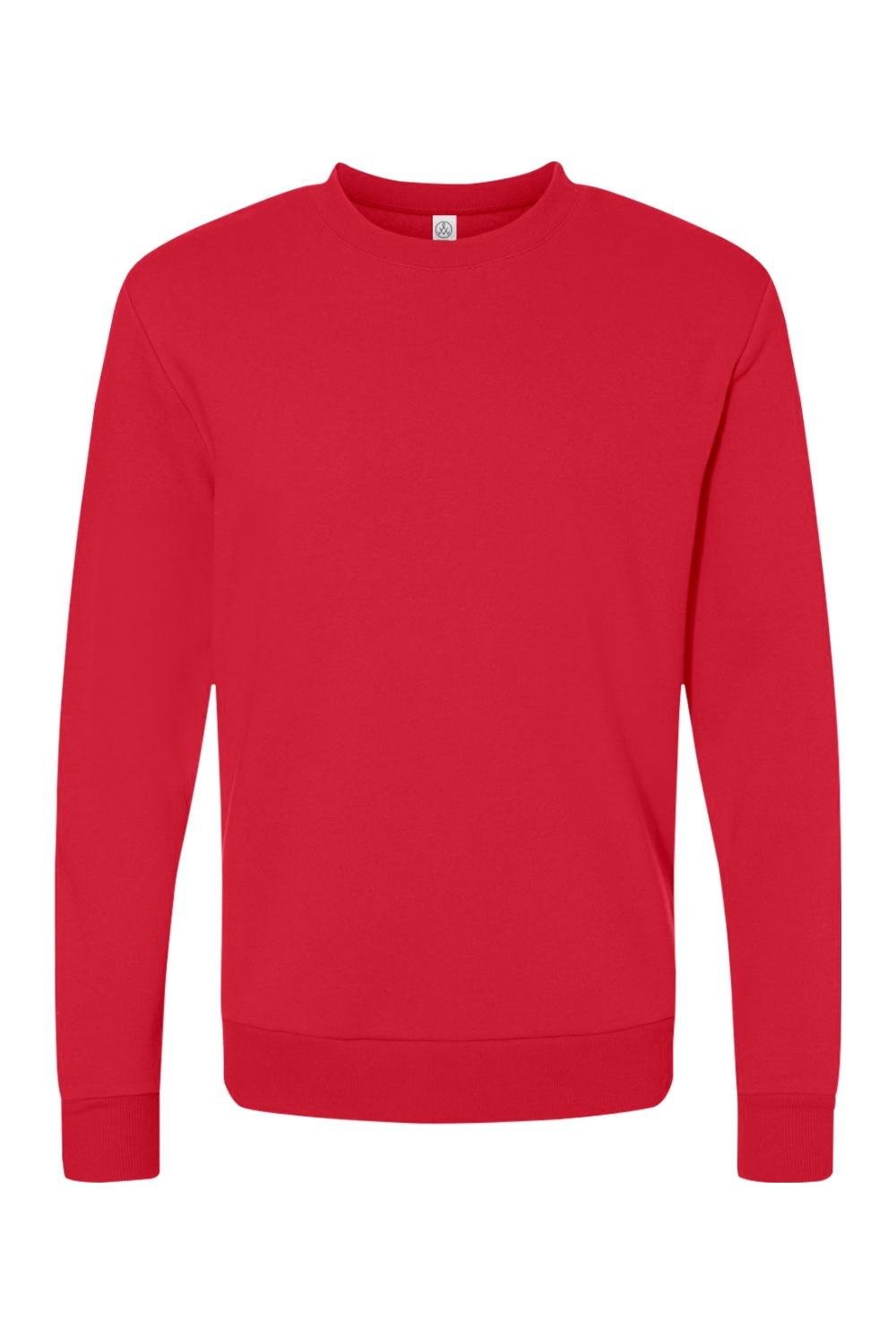 Alternative Eco-Cozy Fleece Sweatshirt in Apple Red