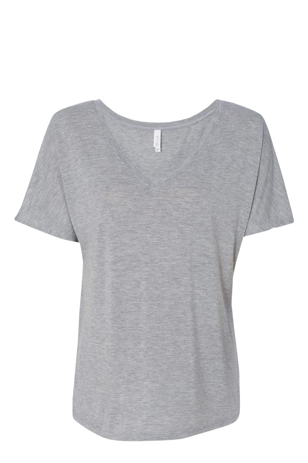 Drop Ship BELLA + CANVAS Women’s Slouchy V-Neck Tee in Athletic Heather