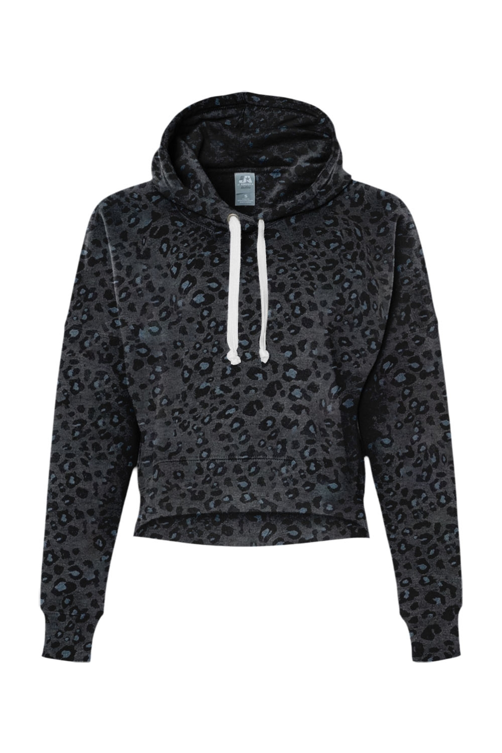 J. America Women's Crop Hooded Sweatshirt