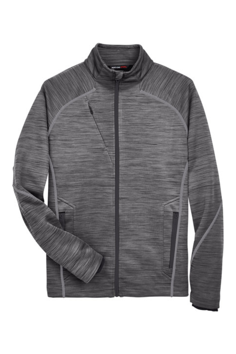 North End Men's Flux Mélange Bonded Fleece Jacket