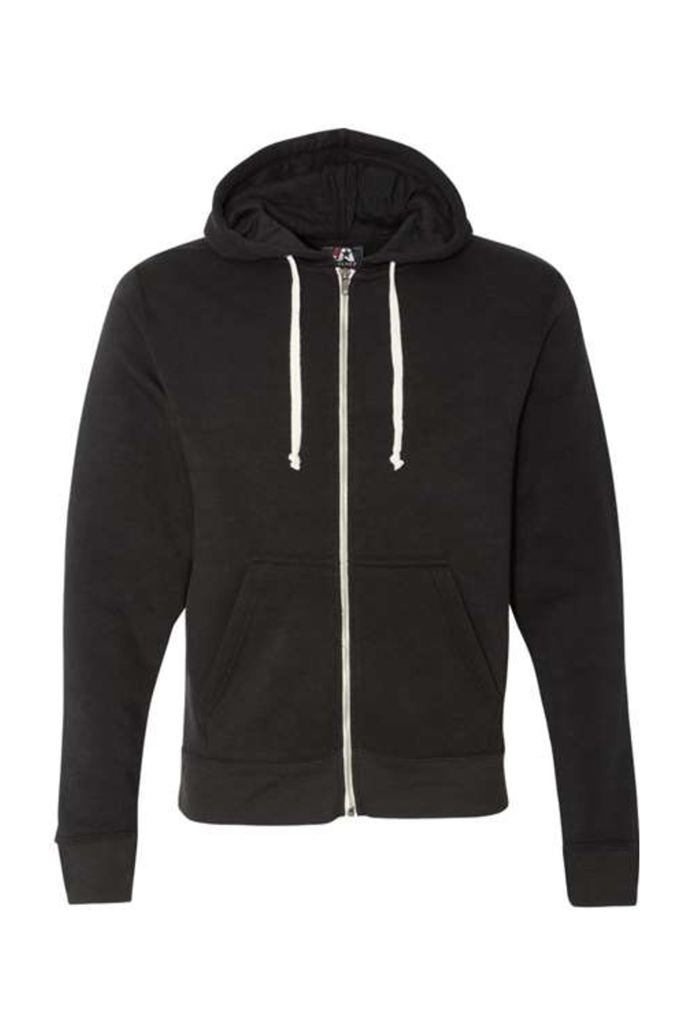 J. America Triblend Full-Zip Hooded Sweatshirt