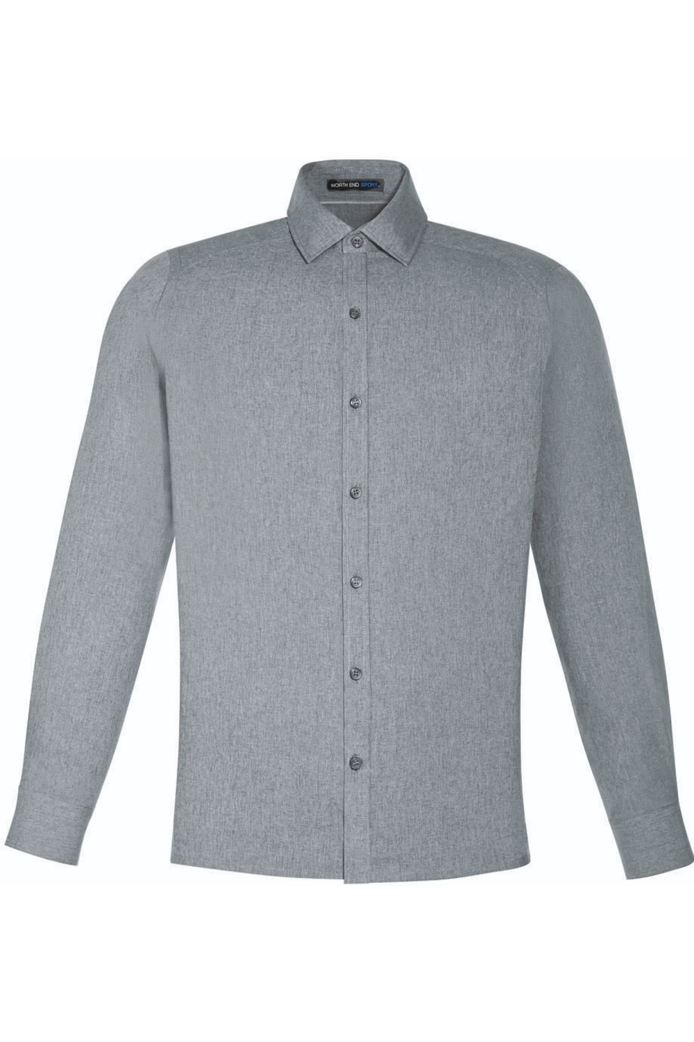 North End Men's Mélange Performance Shirt in Light Heather