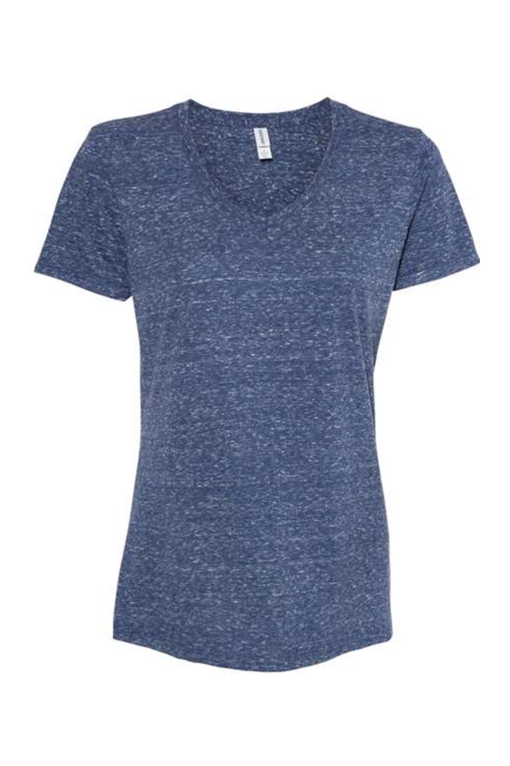 JERZEES Women's Snow Heather Jersey V-Neck T-Shirt