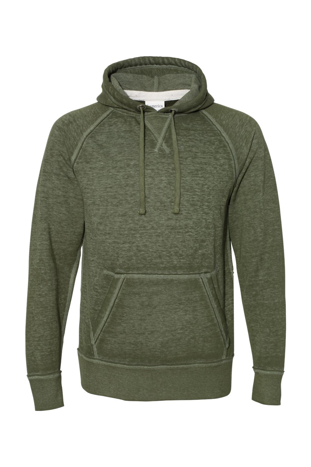 J. America Vintage Zen Fleece Hooded Sweatshirt in Twisted Olive
