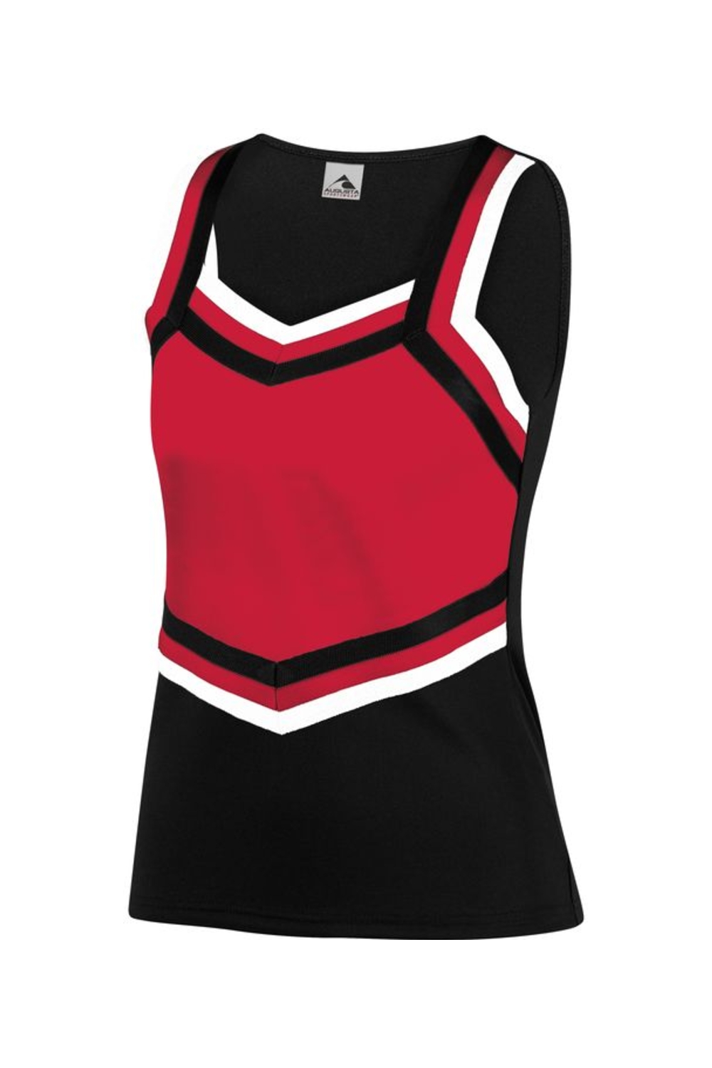 Augusta Sportswear Girls' Pike Shell in Black/ Red/ White