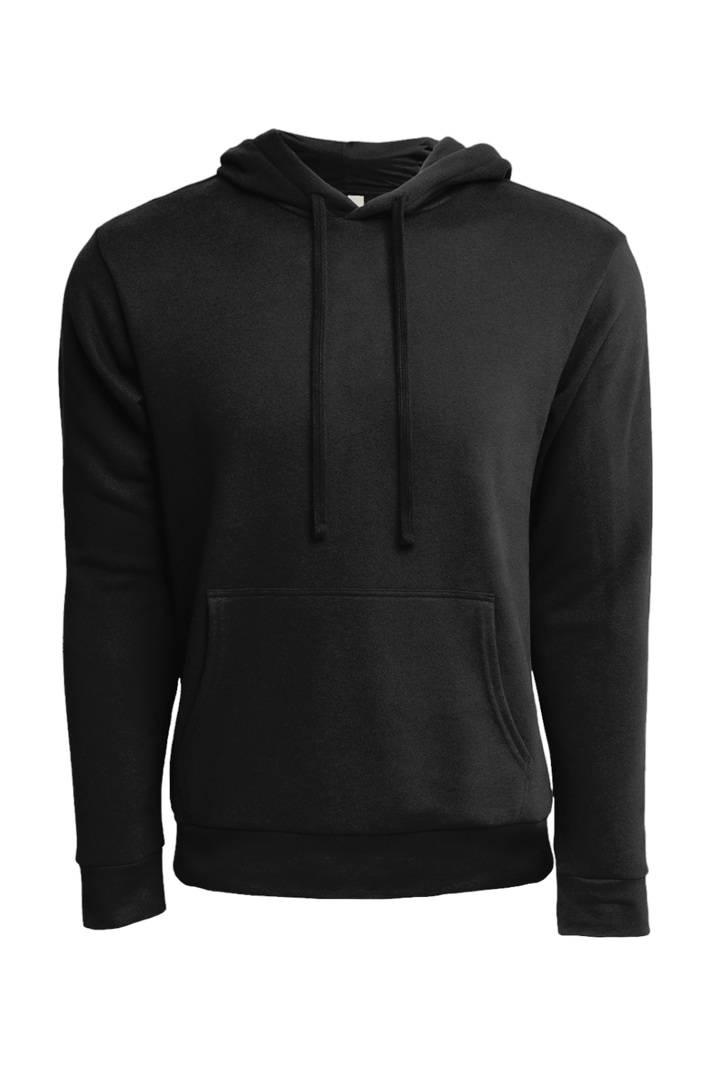 Next Level Apparel Sueded French Terry Pullover Sweatshirt in Black