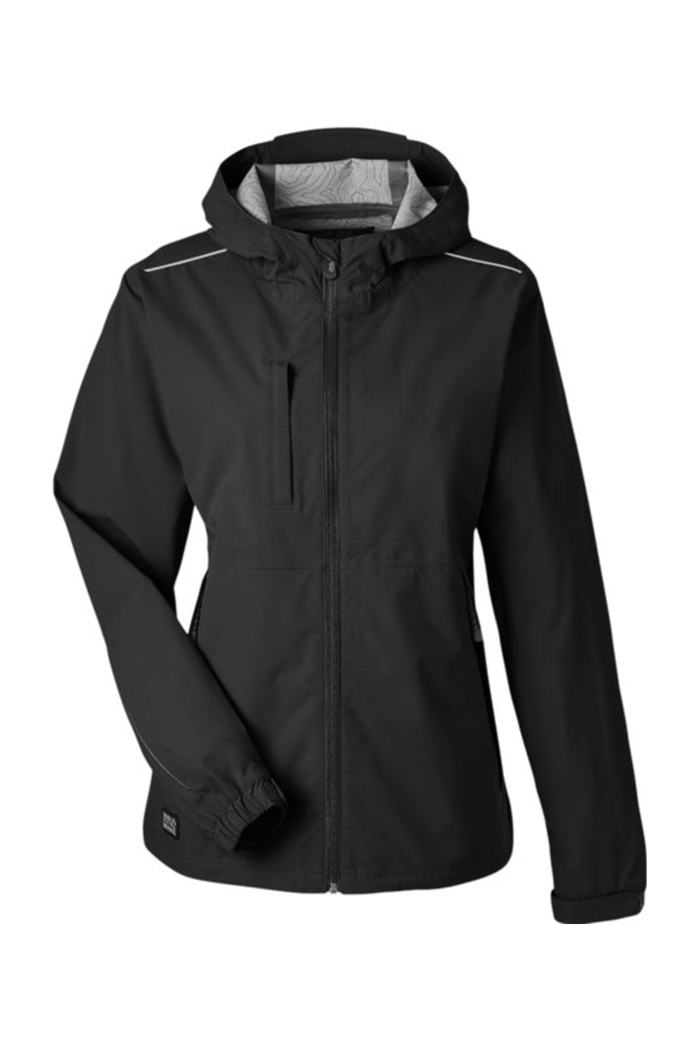 Dri Duck Ladies' Challenger Full-Zip Waterproof Jacket in Black