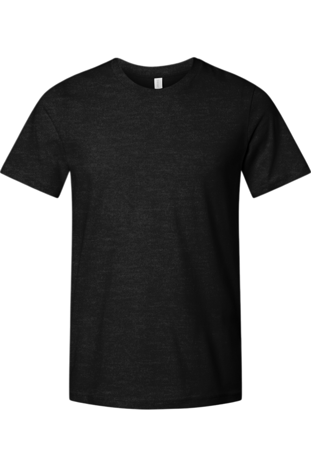 Bayside Unisex 50/50 Fine Jersey T-Shirt in Black Frost