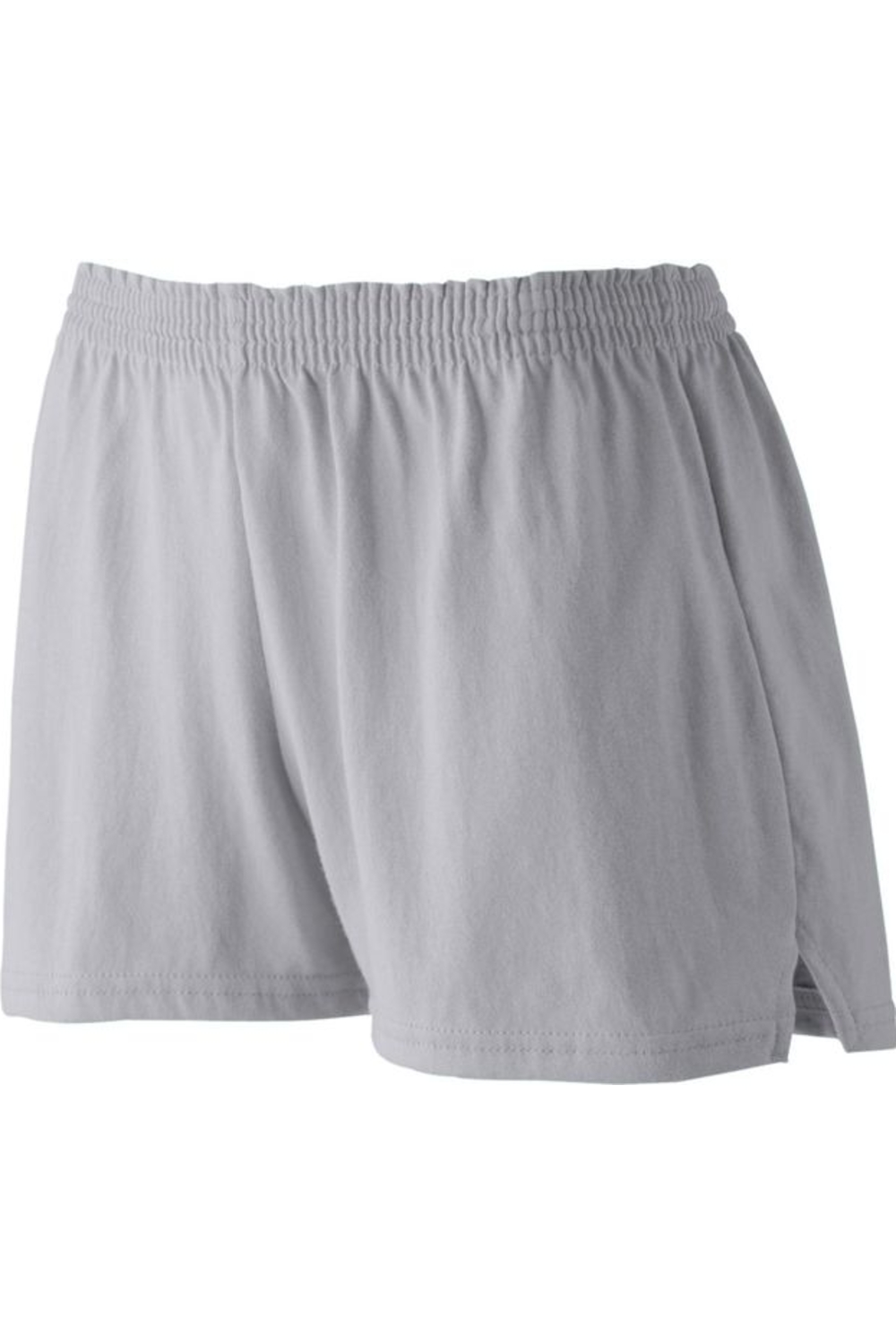 Augusta Sportswear Girls' Trim Fit Jersey Shorts in Athletic Heather