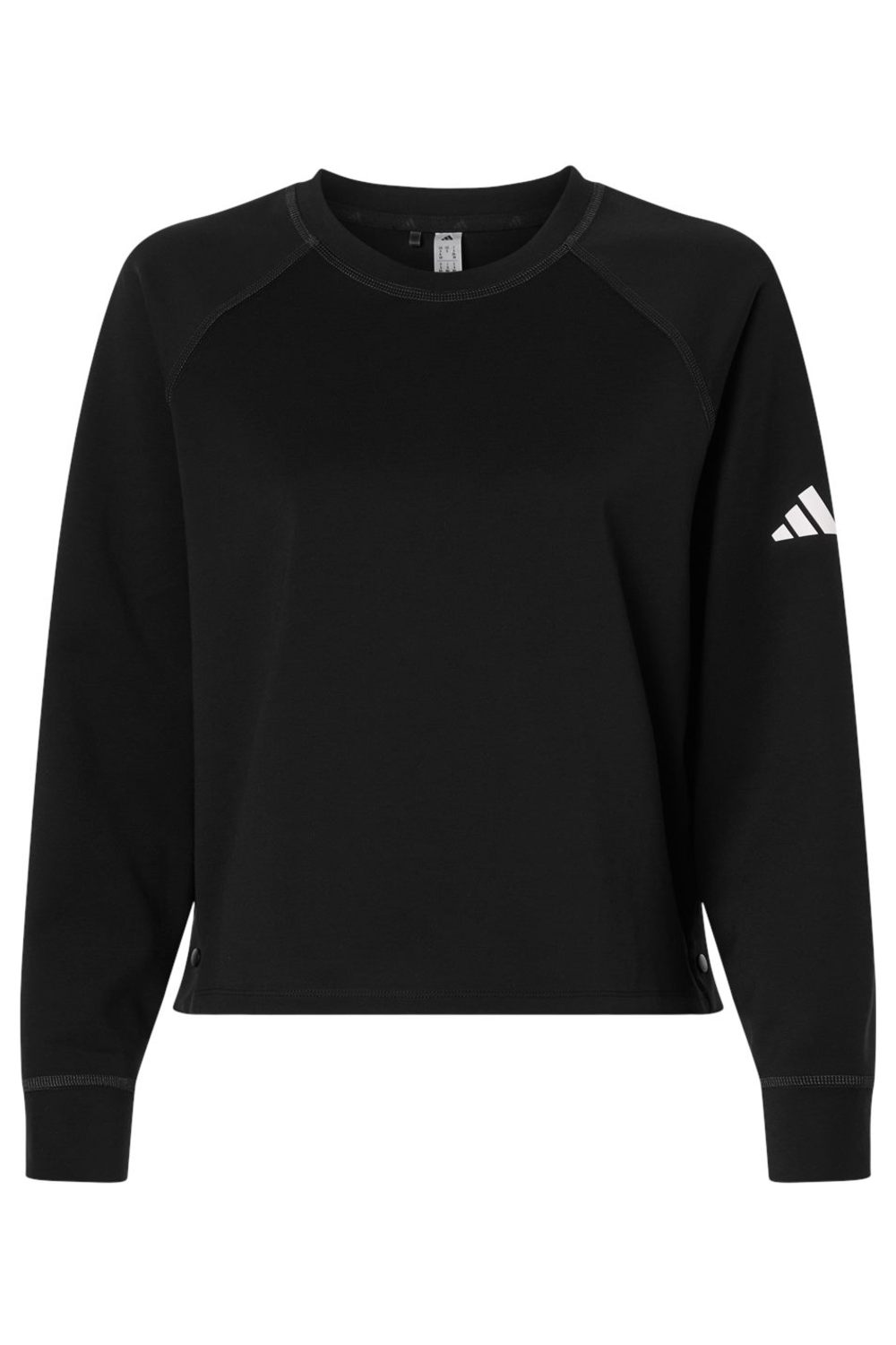 Adidas Women's Beyond Side-Snap Crewneck Sweatshirt