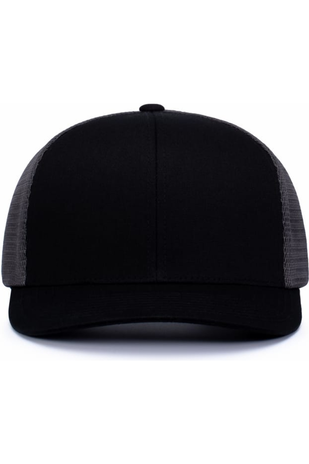 Pacific Headwear Trucker Flexfit Snapback Cap in Black/ Graphite/ Black